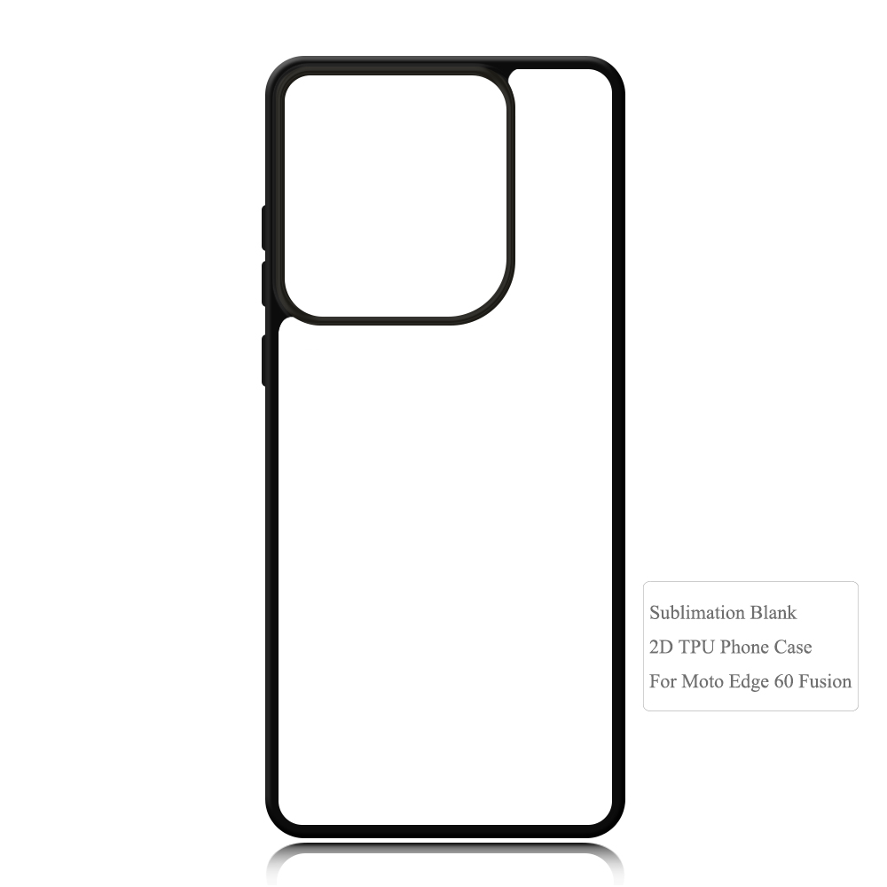 New Arrival Sublimation Blank 2D TPU Phone Case for Moto Edge 60 Pro, Edge 5G 2025, Edge 60 Fusion DIY Shell With Aluminum Sheet