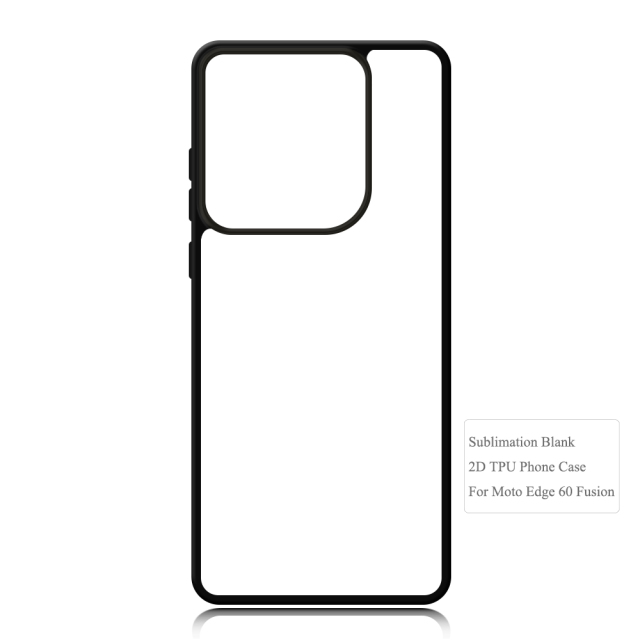 New Arrival Sublimation Blank 2D TPU Phone Case for Moto Edge 60 Pro, Edge 5G 2025, Edge 60 Fusion DIY Shell With Aluminum Sheet