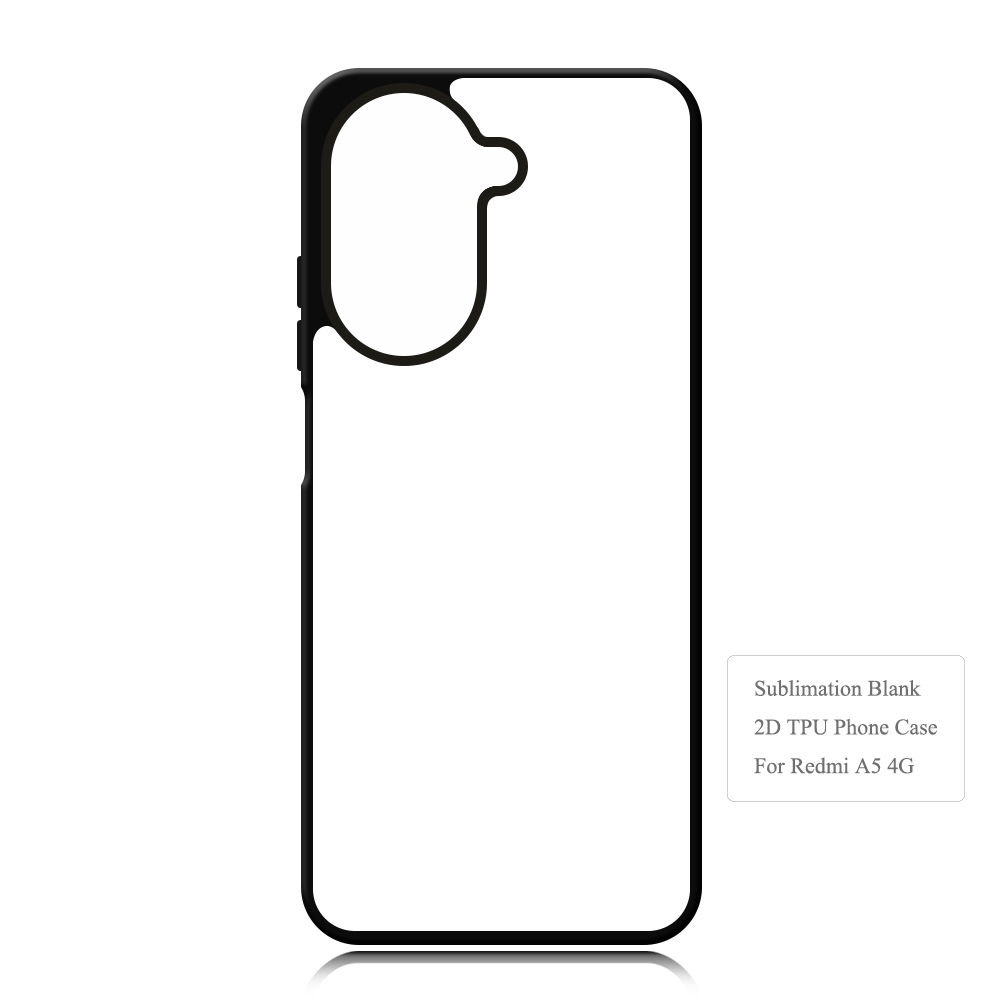 For Redmi A5 4G DIY Phone Case Sublimation 2D TPU Case With Aluminum Sheet For Heat Transfer Printing for Redmi A3
