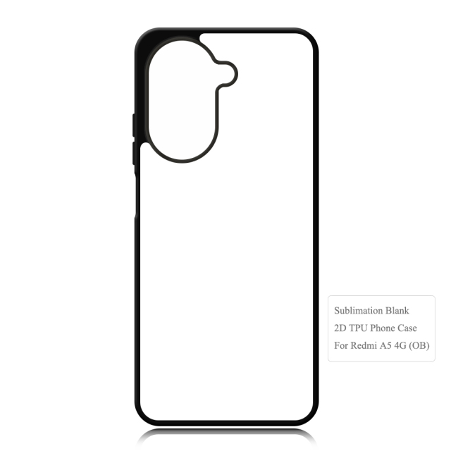 For Redmi A5 4G DIY Phone Case Sublimation 2D TPU Case With Aluminum Sheet For Heat Transfer Printing for Redmi A3