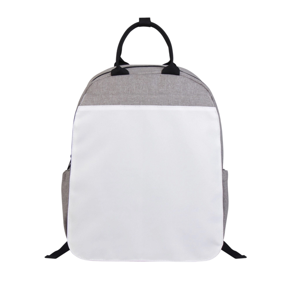 Customizable Sublimation Diaper Bag for Moms - Large Mommy Tote with Removable Velcro Print Panel, Side Water Bottle Pockets & Interior Organizer Compartments for Baby Bottles