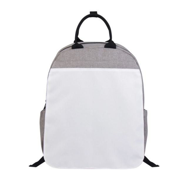 Customizable Sublimation Diaper Bag for Moms - Large Insulated Mommy Tote with Removable Velcro Print Panel, Side Water Bottle Pockets & Interior Organizer Compartments for Baby Bottles