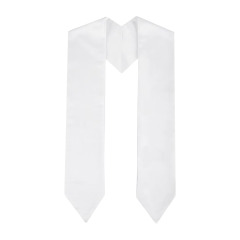 Unisex Sublimation Blank DIY Bachelor's Stole - Plain Honor Satin Graduation Stole for Adults & Kids Sublimation Graduation Bachelor's Ribbon