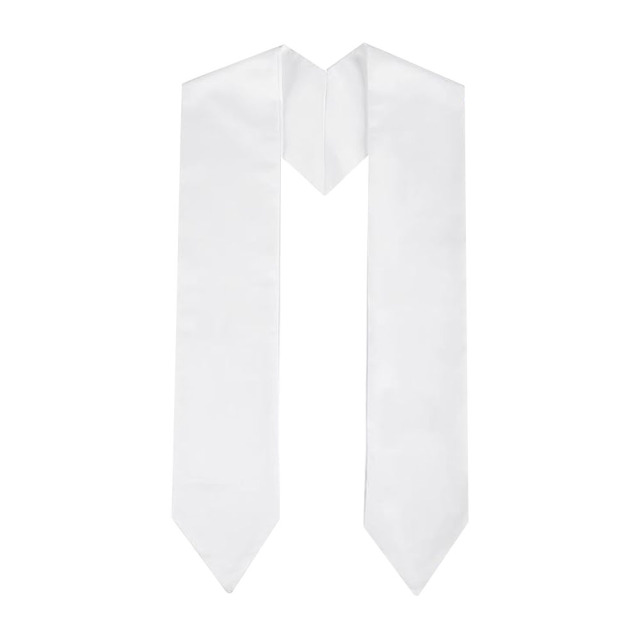 Unisex Sublimation Blank DIY Bachelor's Stole - Plain Honor Satin Graduation Stole for Adults & Kids Sublimation Graduation Bachelor's Ribbon