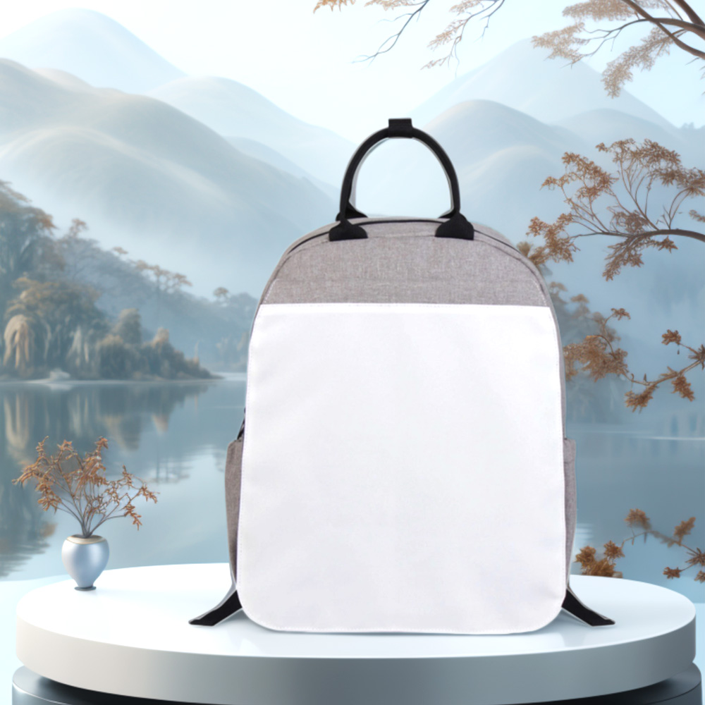 Customizable Sublimation Diaper Bag for Moms - Large Mommy Tote with Removable Velcro Print Panel, Side Water Bottle Pockets & Interior Organizer Compartments for Baby Bottles