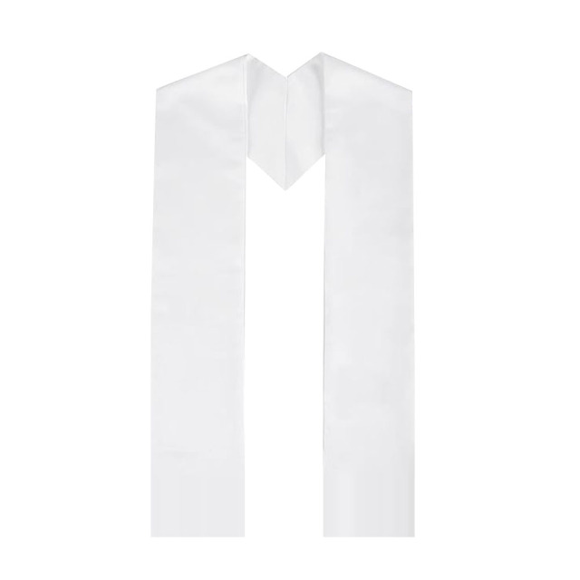 Unisex Sublimation Blank DIY Bachelor's Stole - Plain Honor Satin Graduation Stole for Adults & Kids Sublimation Graduation Bachelor's Ribbon