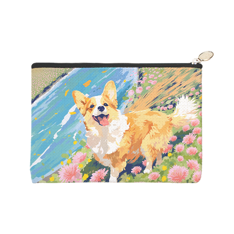 Sublimation Blank Coin Purse for Double-Sided Printing - Customizable Cotton Linen Small Wallet, Ideal Gift for Adults & Kids