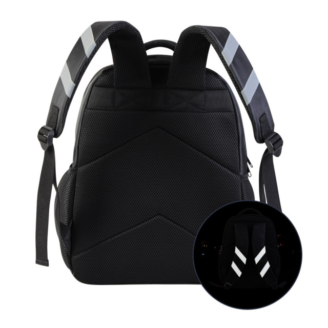 Sublimation Custom School Backpack for Teens Boys and Girls, Laptop Backpack Unisex Bookbag Schoolbag Casual Daypack-Black Bag