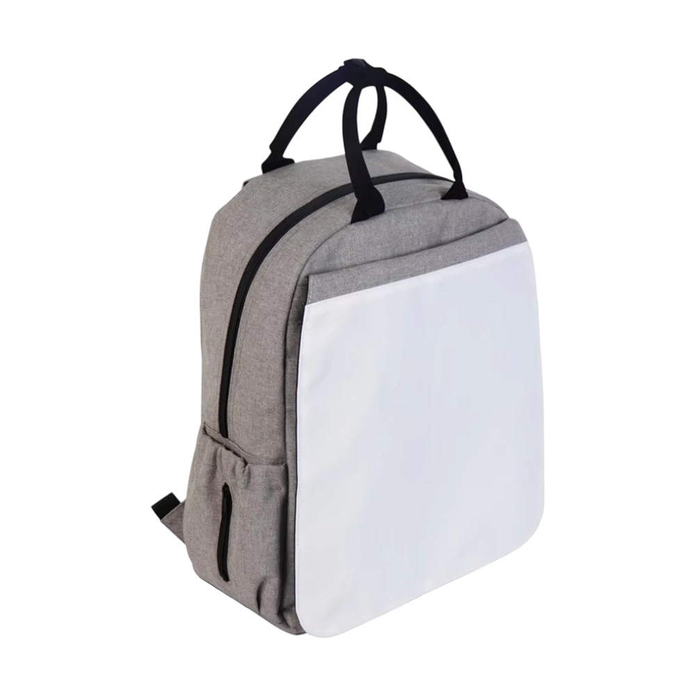 Customizable Sublimation Diaper Bag for Moms - Large Mommy Tote with Removable Velcro Print Panel, Side Water Bottle Pockets & Interior Organizer Compartments for Baby Bottles