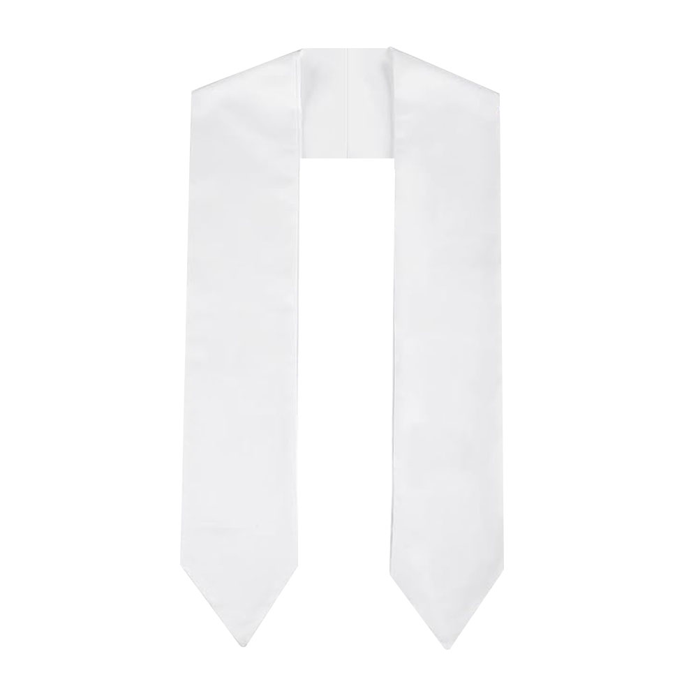 Unisex Sublimation Blank DIY Bachelor's Stole - Plain Honor Satin Graduation Stole for Adults & Kids Sublimation Graduation Bachelor's Ribbon