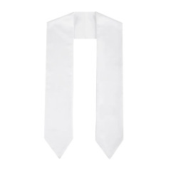 Unisex Sublimation Blank DIY Bachelor's Stole - Plain Honor Satin Graduation Stole for Adults & Kids Sublimation Graduation Bachelor's Ribbon