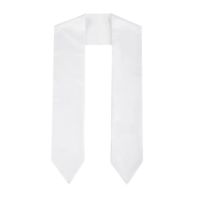 Unisex Sublimation Blank DIY Bachelor's Stole - Plain Honor Satin Graduation Stole for Adults & Kids Sublimation Graduation Bachelor's Ribbon