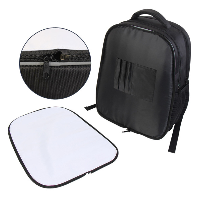 Sublimation Custom School Backpack for Teens Boys and Girls, Laptop Backpack Unisex Bookbag Schoolbag Casual Daypack-Black Bag