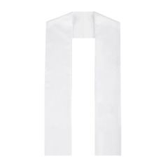 Unisex Sublimation Blank DIY Bachelor's Stole - Plain Honor Satin Graduation Stole for Adults & Kids Sublimation Graduation Bachelor's Ribbon