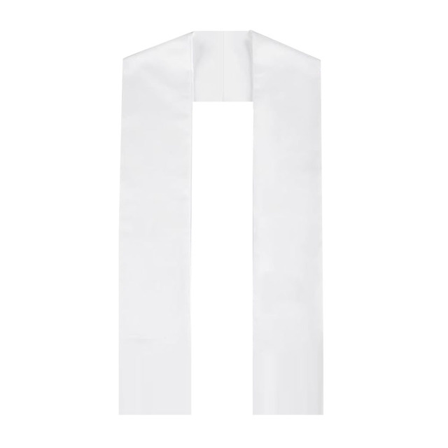 Unisex Sublimation Blank DIY Bachelor's Stole - Plain Honor Satin Graduation Stole for Adults & Kids Sublimation Graduation Bachelor's Ribbon