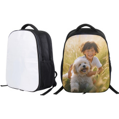 Sublimation Custom School Backpack for Teens Boys and Girls, Laptop Backpack Unisex Bookbag Schoolbag Casual Daypack-Black Bag