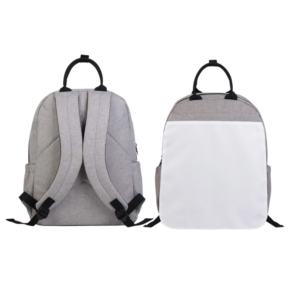 Customizable Sublimation Diaper Bag for Moms - Large Mommy Tote with Removable Velcro Print Panel, Side Water Bottle Pockets & Interior Organizer Compartments for Baby Bottles