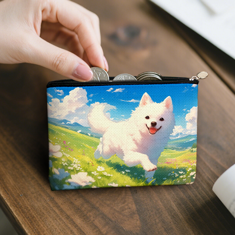 Sublimation Blank Coin Purse for Double-Sided Printing - Customizable Cotton Linen Small Wallet, Ideal Gift for Adults & Kids