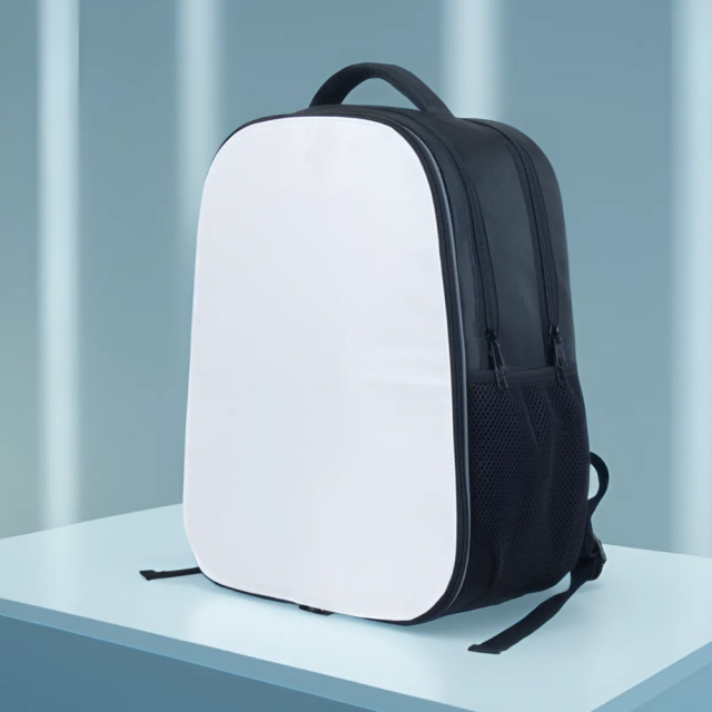 Sublimation Custom School Backpack for Teens Boys and Girls, Laptop Backpack Unisex Bookbag Schoolbag Casual Daypack-Black Bag