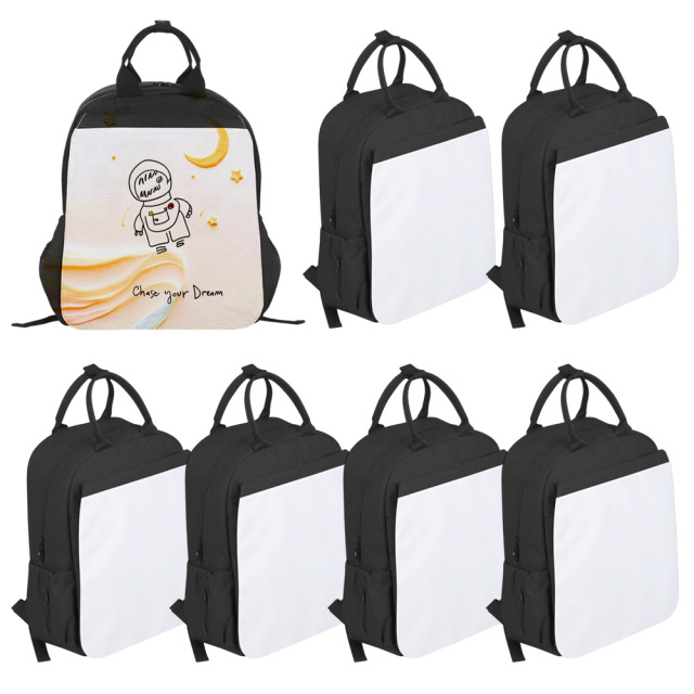 Customizable Sublimation Diaper Bag for Moms - Large Insulated Mommy Tote with Removable Velcro Print Panel, Side Water Bottle Pockets & Interior Organizer Compartments for Baby Bottles