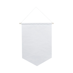 Sublimation Blank Canvas Pennant Flags for Double-Sided Printing - Customizable Pennant Banner