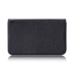 Sublimation Blank PU Business Card Holder DIY Heat Transfer PU Card Case Luxurious Custom PU Leather Card Box Black & Brown