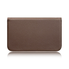 Sublimation Blank PU Business Card Holder DIY Heat Transfer PU Card Case Luxurious Custom PU Leather Card Box Black & Brown