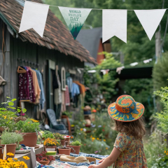 Sublimation Blank Canvas Pennant Flags for Double-Sided Printing - Customizable Pennant Banner