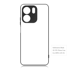 Smooth Sides!!! For Oppo A5X/A74 4G/F19,A58 /A57 4G/A57e 4G/A57S 4G/A77 4G Sublimation 2D TPU Case Cover With Aluminum Insert