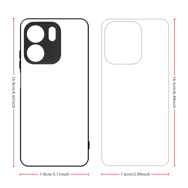 Smooth Sides!!! For Oppo A5X/A74 4G/F19,A58 /A57 4G/A57e 4G/A57S 4G/A77 4G Sublimation 2D TPU Case Cover With Aluminum Insert