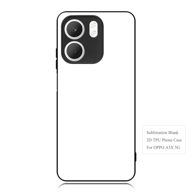 Smooth Sides!!! For Oppo A5X/A74 4G/F19,A58 /A57 4G/A57e 4G/A57S 4G/A77 4G Sublimation 2D TPU Case Cover With Aluminum Insert