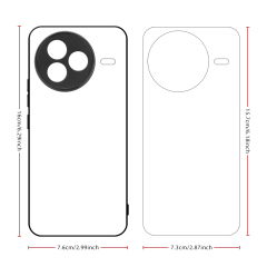 New Arrival For Xiaomi Civi 5 Pro Sublimation Blank Rubber 2D TPU Phone Case Photo Printing Phone Cover