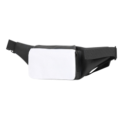 Sublimation Blank Crossbody Fanny Pack, Buckle Strap Design, Convertible Waist Bag for Custom Printing