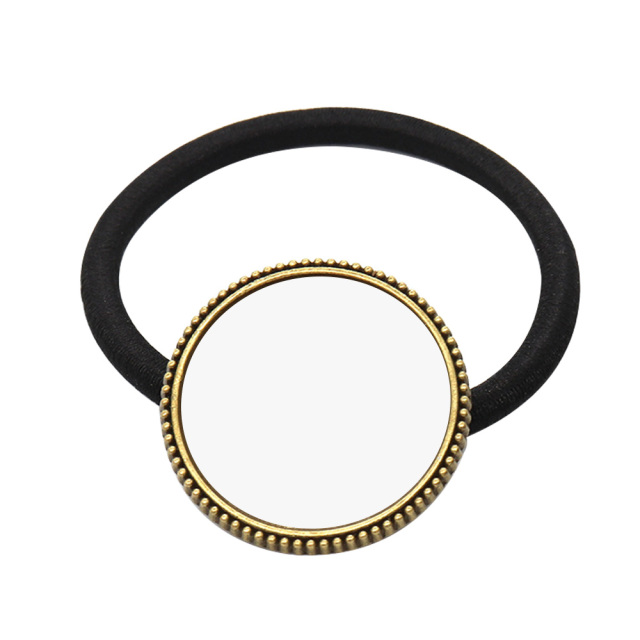 Sublimation Metal Hair Tie DIY Printable Hair Elastic 4 Colors to choose Custom Hair Accessory for Girls and Women