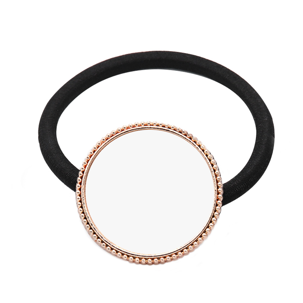 Sublimation Metal Hair Tie DIY Printable Hair Elastic 4 Colors to choose Custom Hair Accessory for Girls and Women