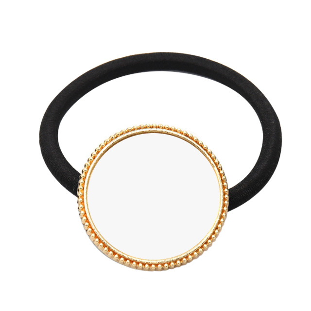 Sublimation Metal Hair Tie DIY Printable Hair Elastic 4 Colors to choose Custom Hair Accessory for Girls and Women