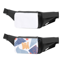 Sublimation Blank Crossbody Fanny Pack, Buckle Strap Design, Convertible Waist Bag for Custom Printing