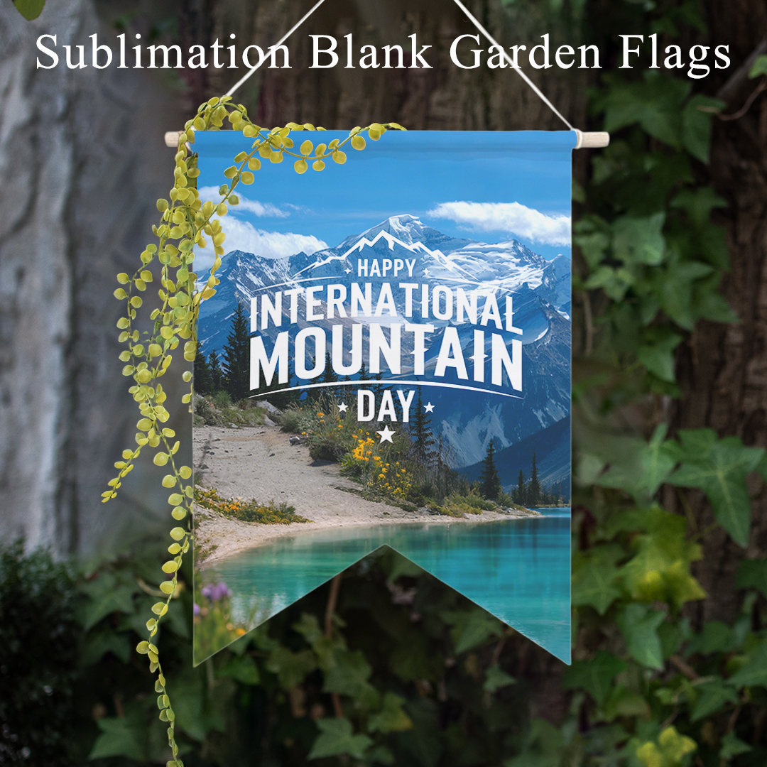 Sublimation Blank Canvas Pennant Flags for Double-Sided Printing - Customizable Pennant Banner