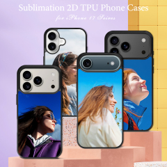 New Arrival Sublimation 2D TPU Phone Case for iPhone 17 Series, DIY Shell With Aluminum Sheet for iPhone 17, ip 17 pro, ip17 Air, ip17 Pro Max