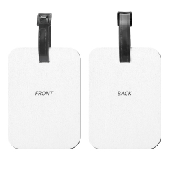 Special Offer!!! Sublimation Blank Neoprene Luggage Tags Custom Design Heat Press Double-Sided Printable Baggage Tag