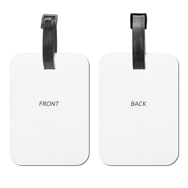 Special Offer!!! Sublimation Blank Neoprene Luggage Tags Custom Design Heat Press Double-Sided Printable Baggage Tag