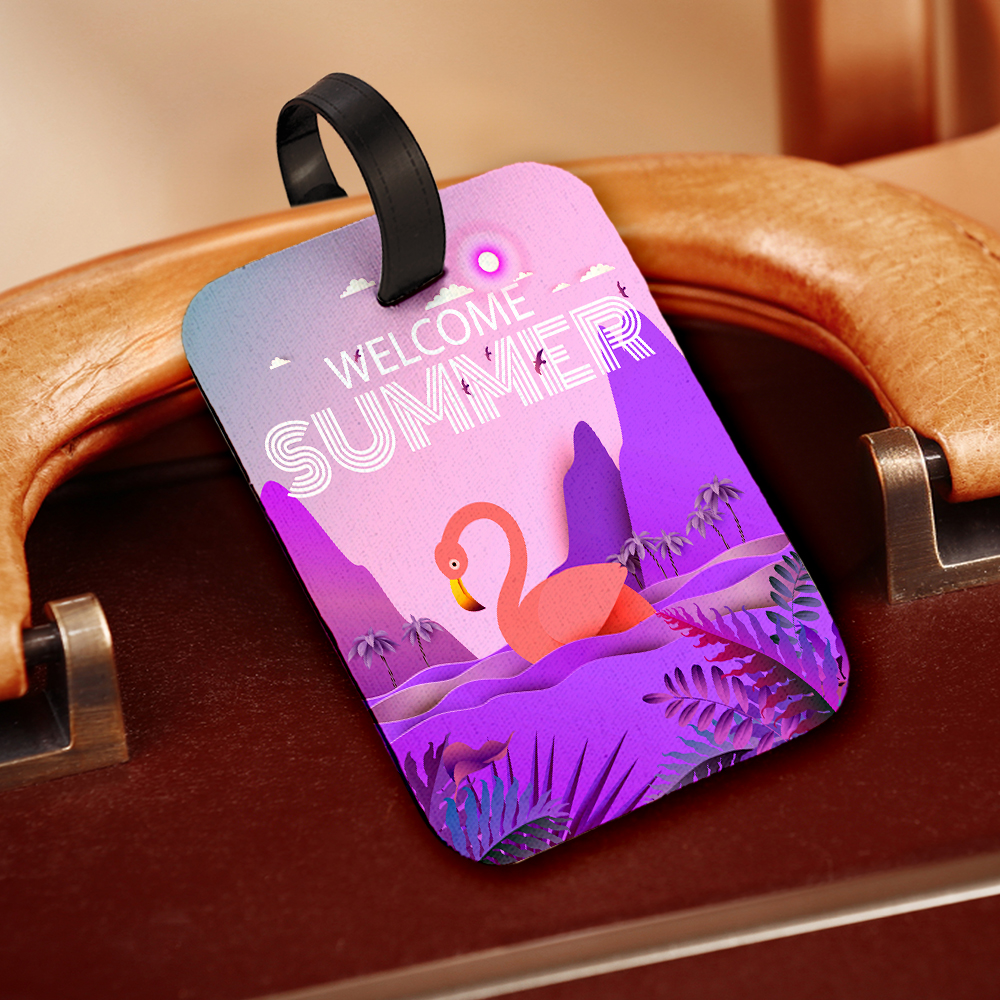 Special Offer!!! Sublimation Blank Neoprene Luggage Tags Custom Design Heat Press Double-Sided Printable Baggage Tag