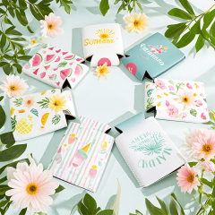 Sublimation Neoprene Blank Can Cooler, Custom Print Can Sleeve Insulated Beverage Sleeve for Coke/Pepsi, Custom Print Koozie for Parties