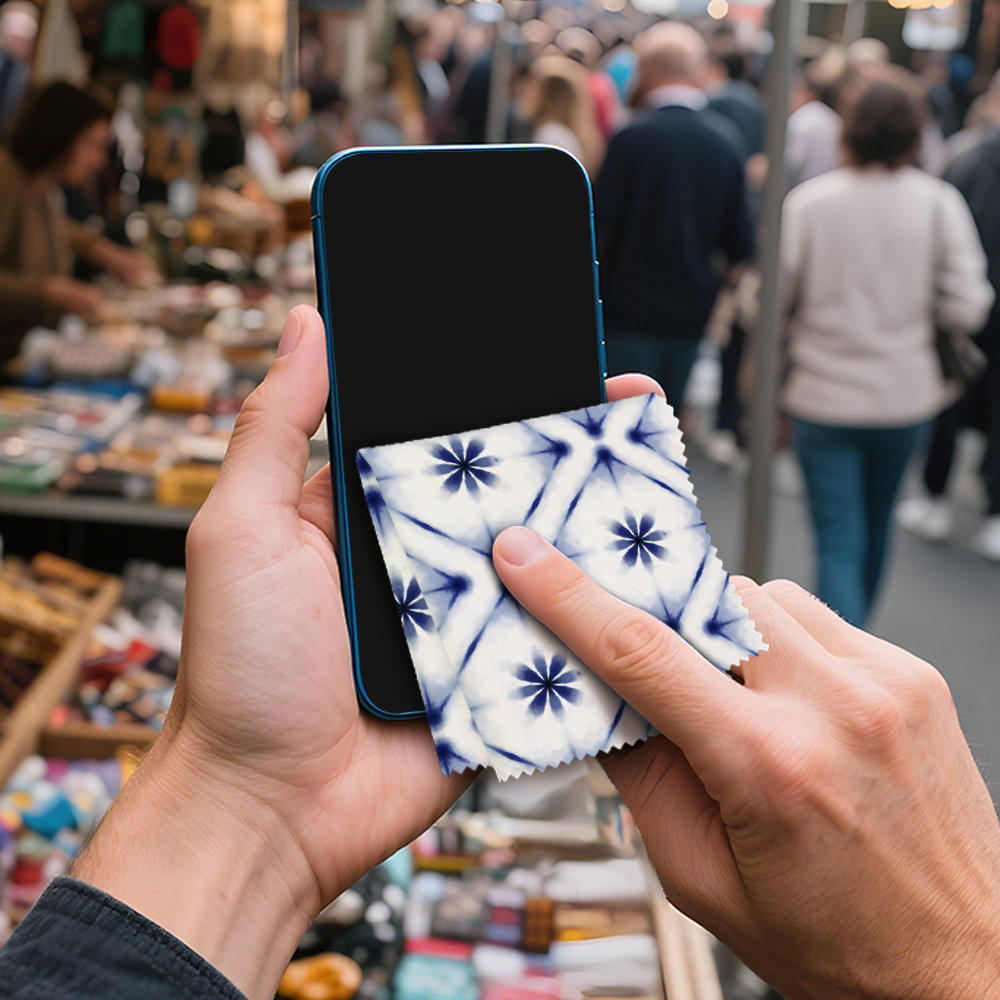 Sublimation Blank Microfiber Glass Cleaning Cloth, Double-Sided Printable, Multi-Purpose for Glasses/Camera/Phone/Computer Screen