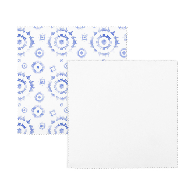 Sublimation Blank Microfiber Glass Cleaning Cloth, Double-Sided Printable, Multi-Purpose for Glasses/Camera/Phone/Computer Screen