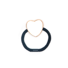 Sublimation Metal Hair Tie Custom Hair Elastic Multiple Shapes to choose Custom Hair Accessory for Girls and Women