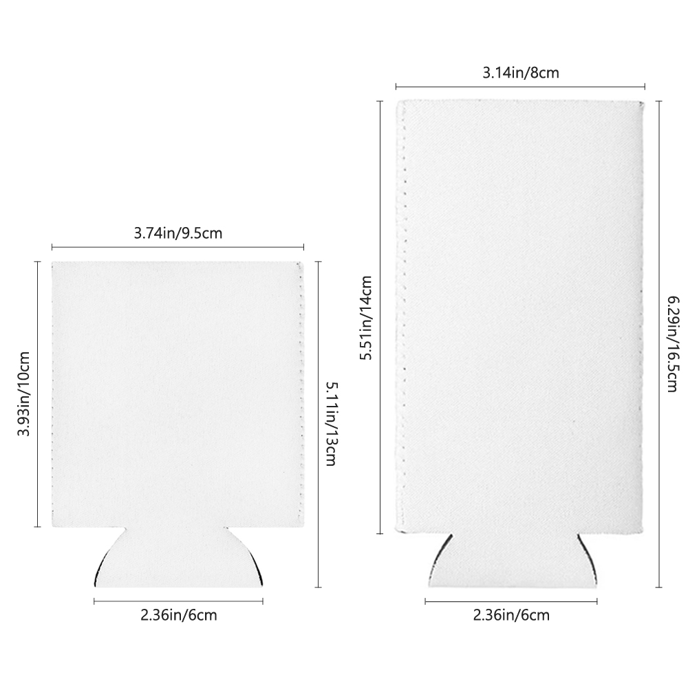 Sublimation Neoprene Blank Can Cooler, Custom Print Can Sleeve Insulated Beverage Sleeve for Coke/Pepsi, Custom Print Koozie for Parties