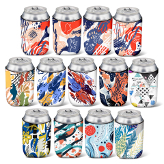 Sublimation Neoprene Blank Can Cooler, Custom Print Can Sleeve Insulated Beverage Sleeve for Coke/Pepsi, Custom Print Koozie for Parties