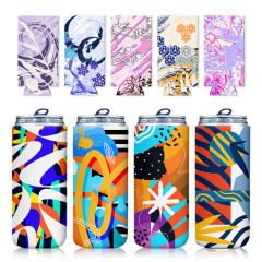 Sublimation Neoprene Blank Can Cooler, Custom Print Can Sleeve Insulated Beverage Sleeve for Coke/Pepsi, Custom Print Koozie for Parties