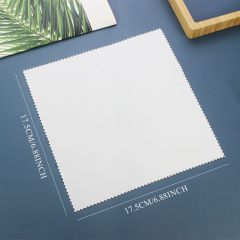 Sublimation Blank Microfiber Glass Cleaning Cloth, Double-Sided Printable, Multi-Purpose for Glasses/Camera/Phone/Computer Screen